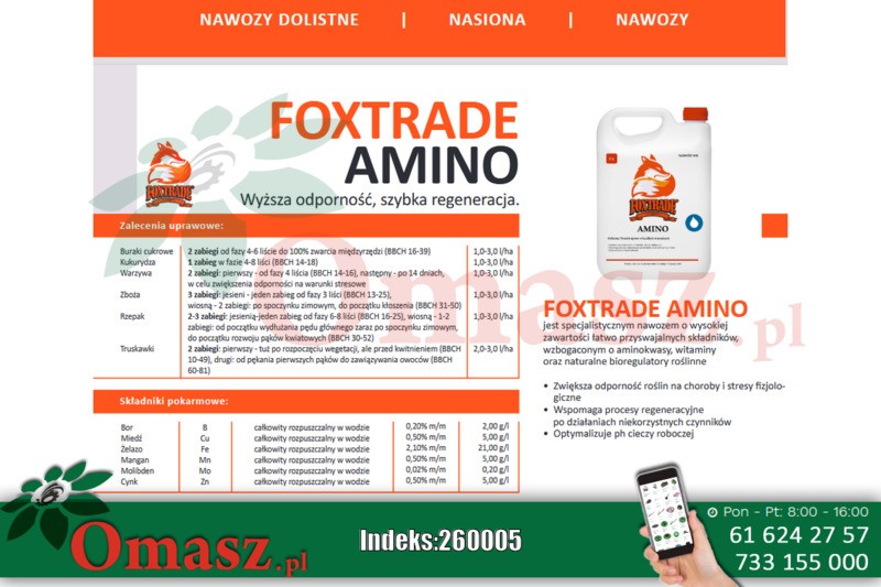Foxtrade amino 1l