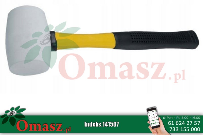 Młotek gumowy z trzonkiem fiberglass 0,9kg MN-31-332 Modeco