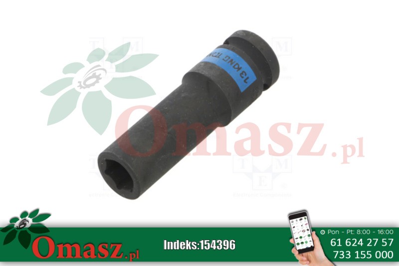 Nasadka długa udarowa 1/2' 13mm x 80mm, 6-kąt KING TONY 443513M