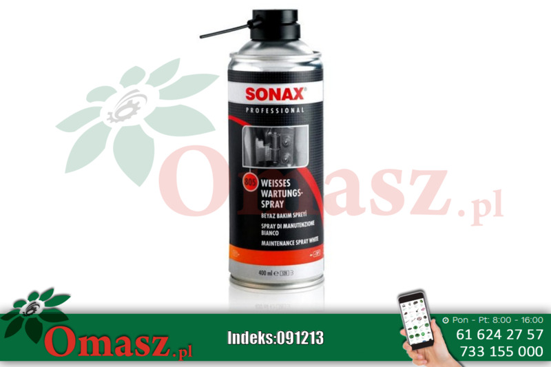 Sonax Profi 400ml Biały smar w sprayu