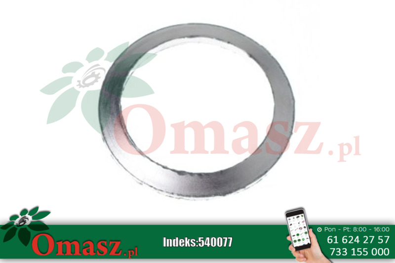 Uszczelka tłumika okrągłego tłumik - kolano Zetor 72011411