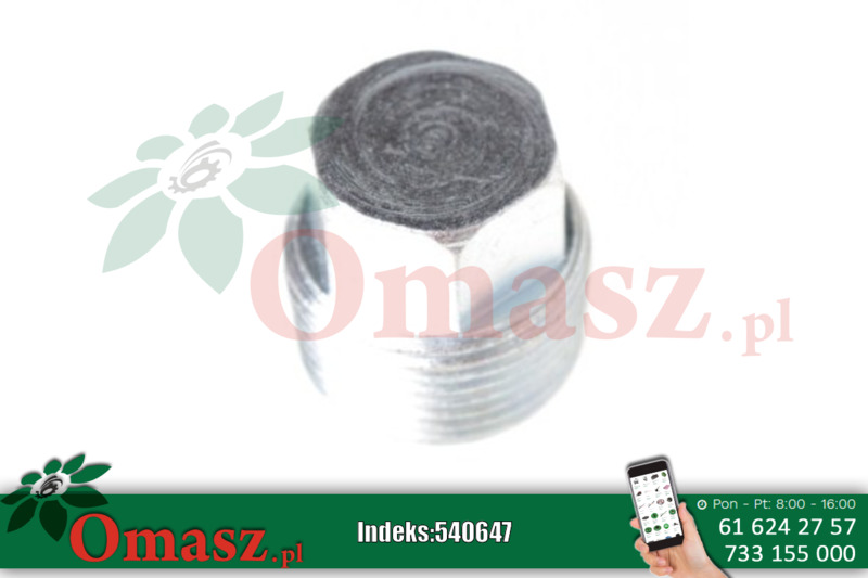 Korek misy olejowej silnika Zetor 55010219