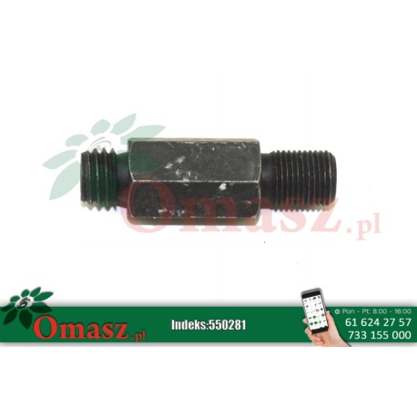 Króciec przelewowy wtryskiwacza SW400 Bizon H1211800