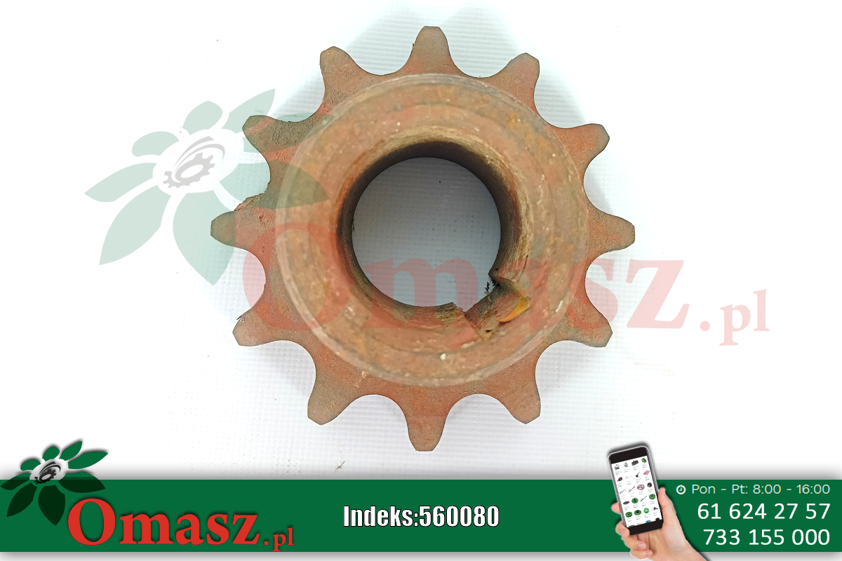 Koło łańcuchowe Bizon, Z-12, otwór 40mm, skok 1 cal