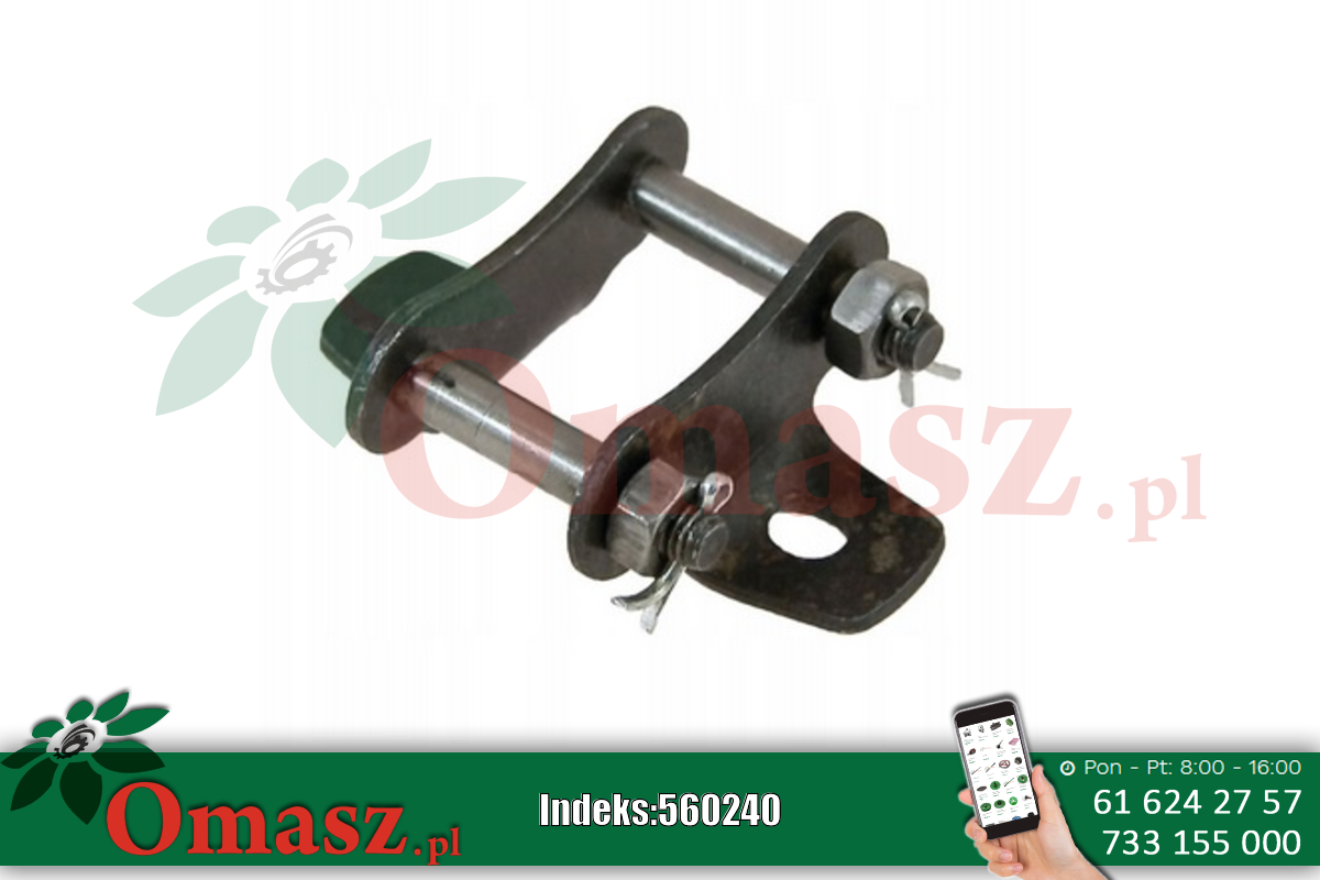 Ogniwo spinacz z dwoma uszami Bizon 5040/05-115/0