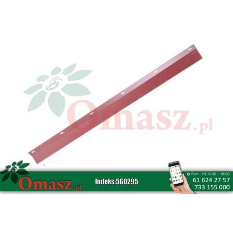 Osłona dolna klepiska zespołu młocarni kombajnu Bizon 5050/61-001/0