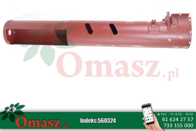 Obudowa - płaszcz ślimaka kłosowego górnego kombajnu Bizon 5040/18-047/0