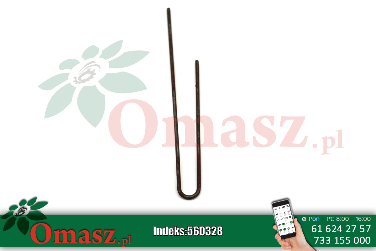 Widelec grzebienia sita kłosowego młocarni Bizon 5040/14-054