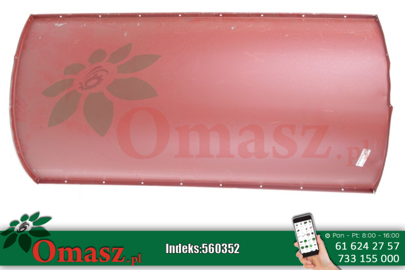 Płaszcz obudowy wentylatora zespołu młocarni Bizon 5050/65-001/0