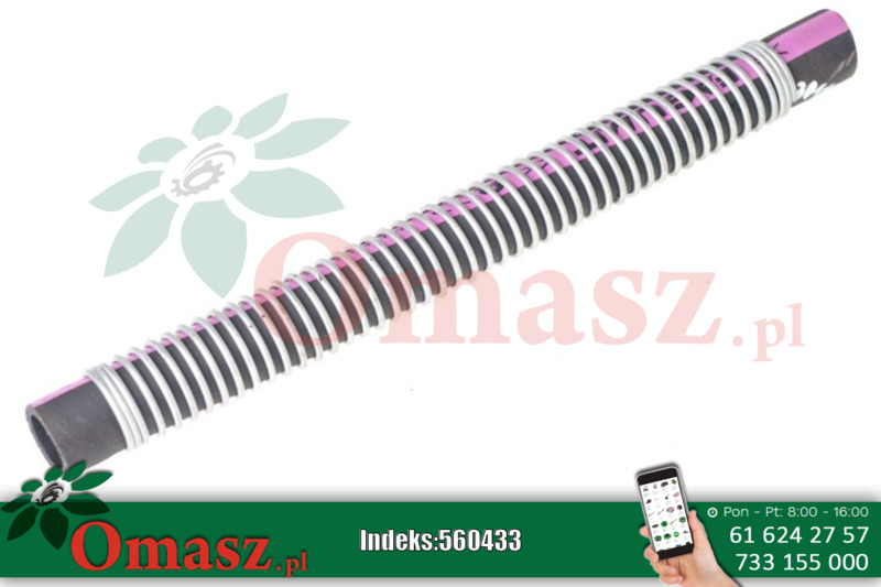 Przewód pompy olejowej ze sprężyną krótszy Bizon 5058/99-614/0