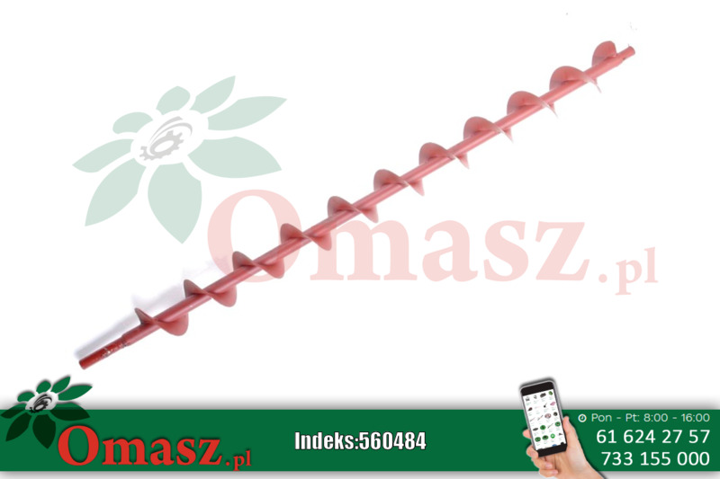 Ślimak kłosowy dolny zespołu młocarni kombajnu Bizon 5050/66-003/1