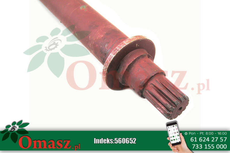 Wałek dolny kolumny kierownicy Bizon 5050871390