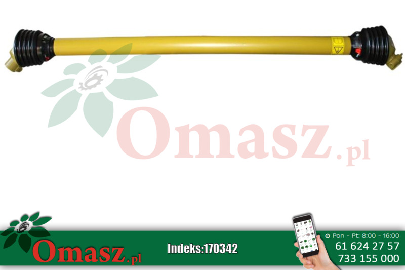 Wał przekaźnika 668Nm 1360-1955mm Weasler