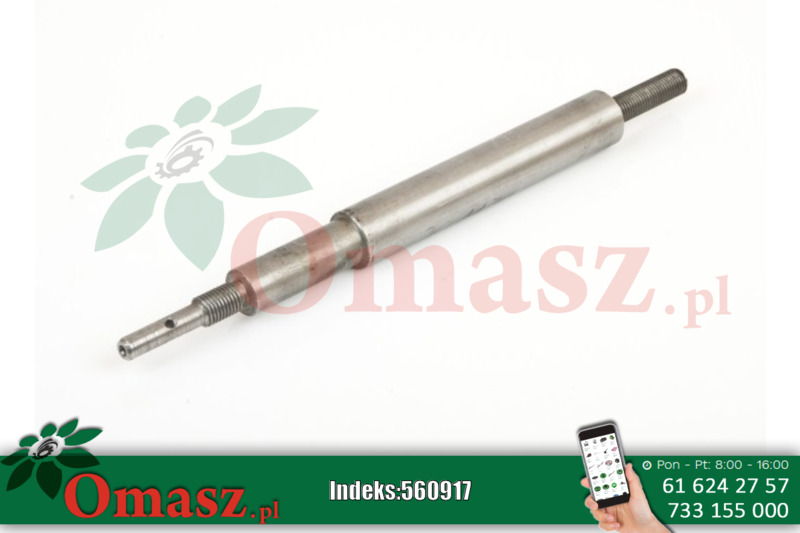 Wał sprzęgła przeciążeniowego napędu podnośnika ziarnowego Bizon 5052/70-001/1
