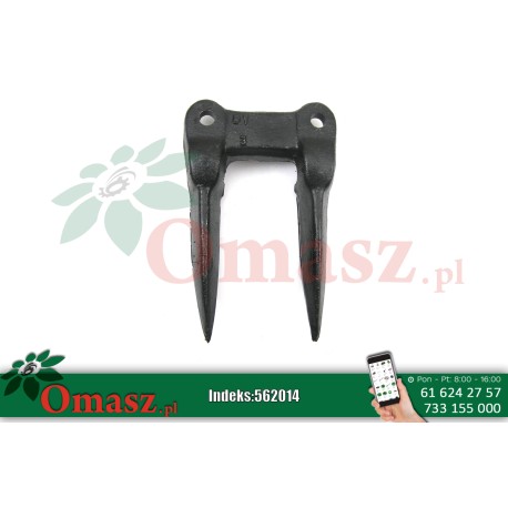 Palec - bagnet podwójny Bizon bez stalki 5060/02-004