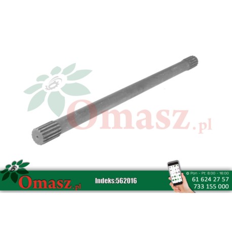 Półoś napędowa prawa zwolnicy prawej Bizon Rekord 5058/74-001/0