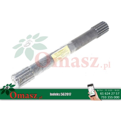 Półoś lewa skrzyni biegów Bizon Rekord Z058 5058/74-002/0
