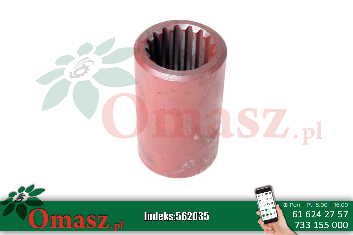Tuleja sprzęgająca, złączka półosi Bizon Rekord 5058/74-003/0