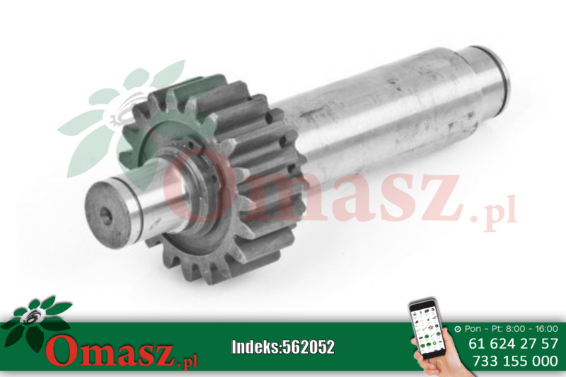 Wałek wstecznego biegu kompletny Bizon 5058/74-157/0