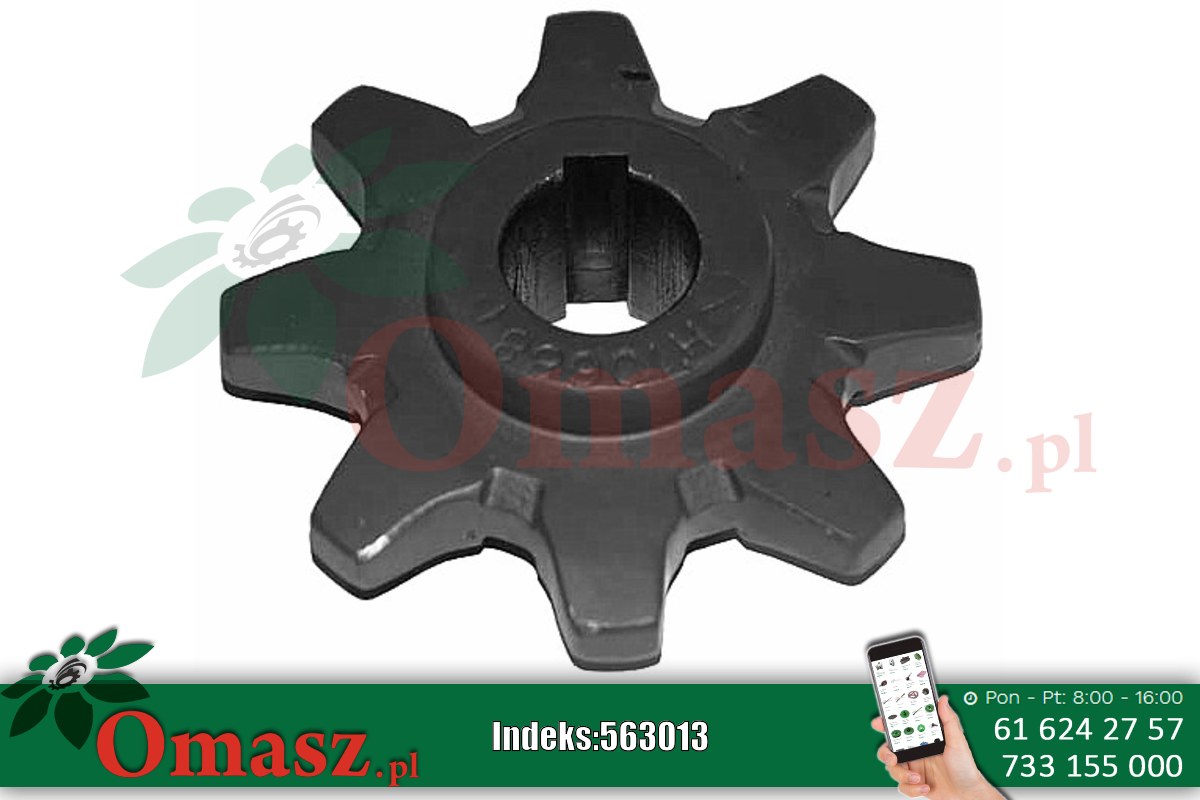 Koło przenośnika pochyłego Claas, Z-8, gwint 30mm 610688