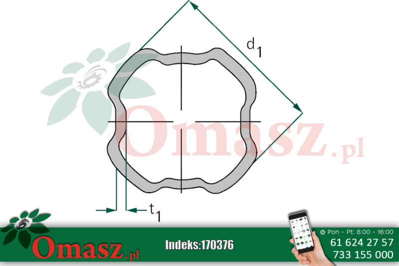 Rura przekaźnika profilowanego SFT/S7 53,9*3,25