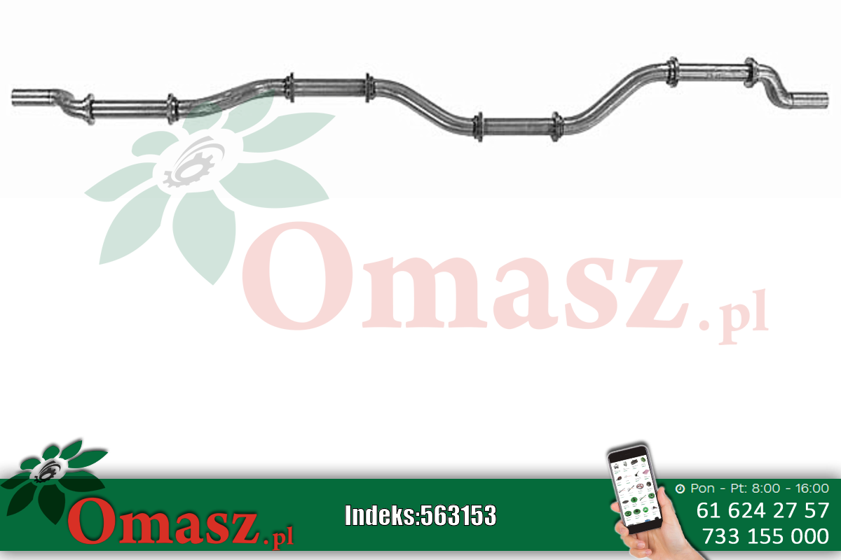 Wał wykorbiony wytrząsaczy 1263mm Claas 618178
