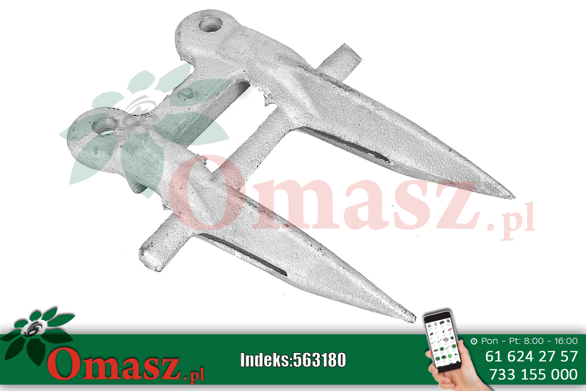 Palec - bagnet podwójny kombajnu Claas 626295