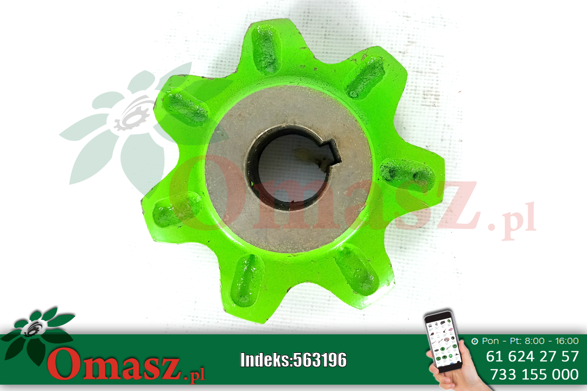 Koło łańcuchowe kombajn Claas, Z-7, fi 26mm, z wpustem 6788560