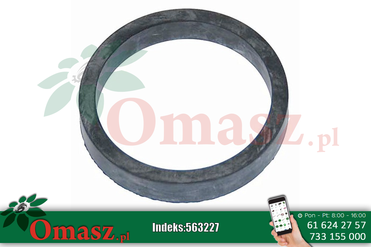 Napinacz gumowy rurki hedera Claas 61048256