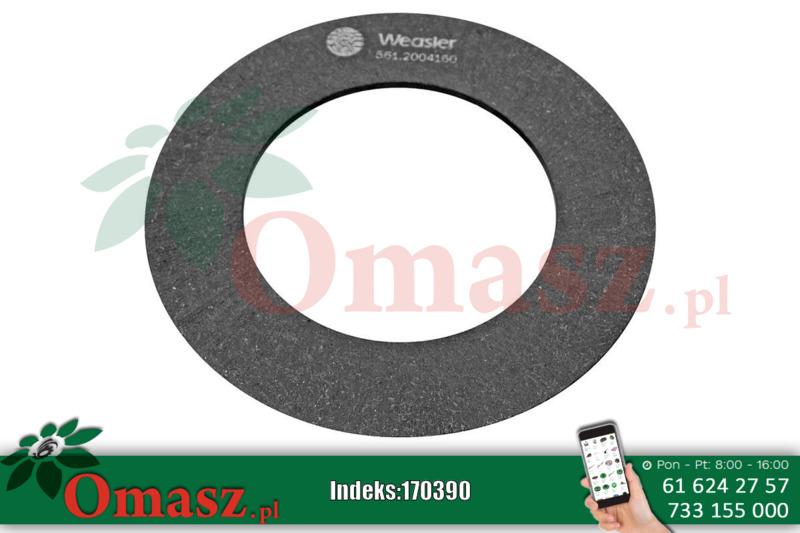 Tarcza cierna 157*100*3 397562157