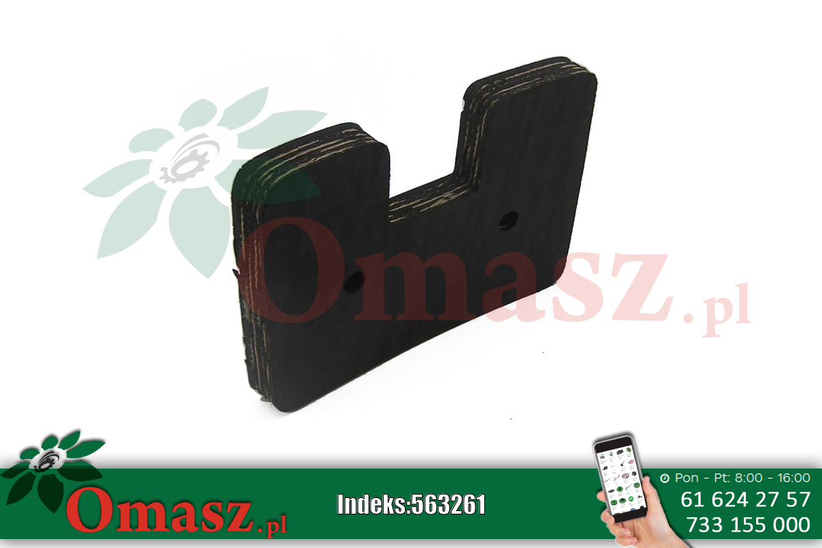 Łopatka gumowa przenośnika Claas 61929873