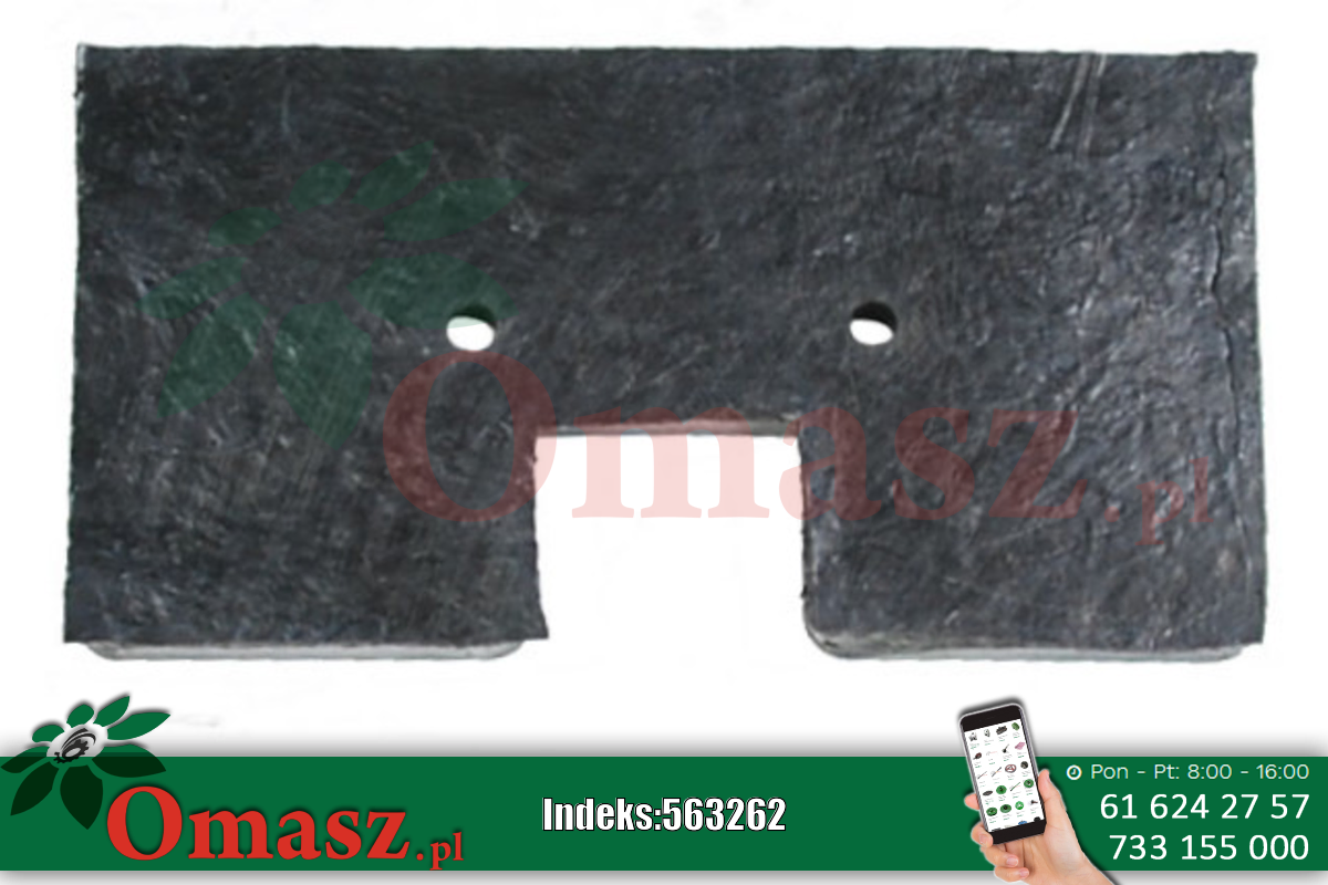 Łopatka gumowa podajnika Claas 67263073
