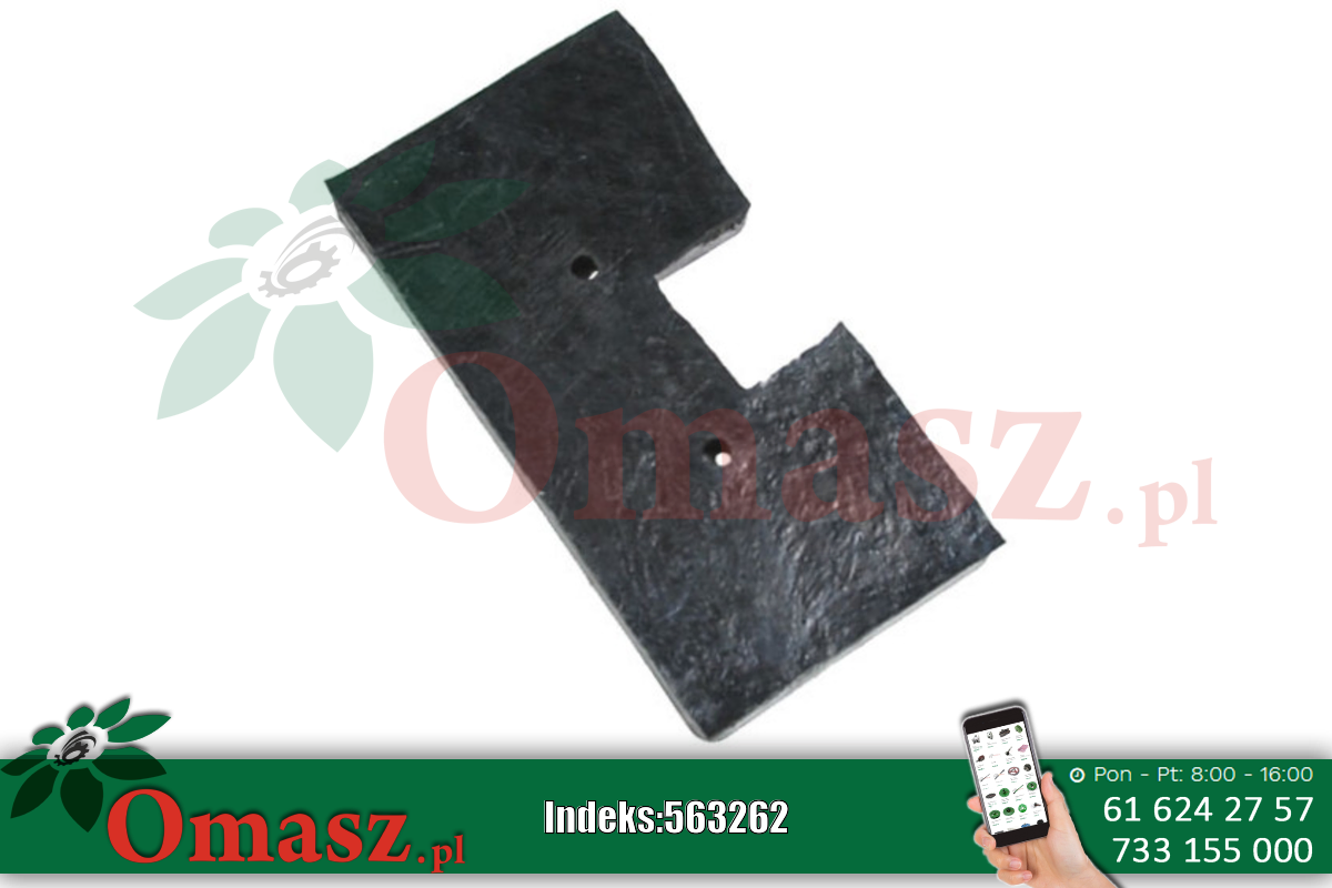 Łopatka gumowa podajnika Claas 67263073