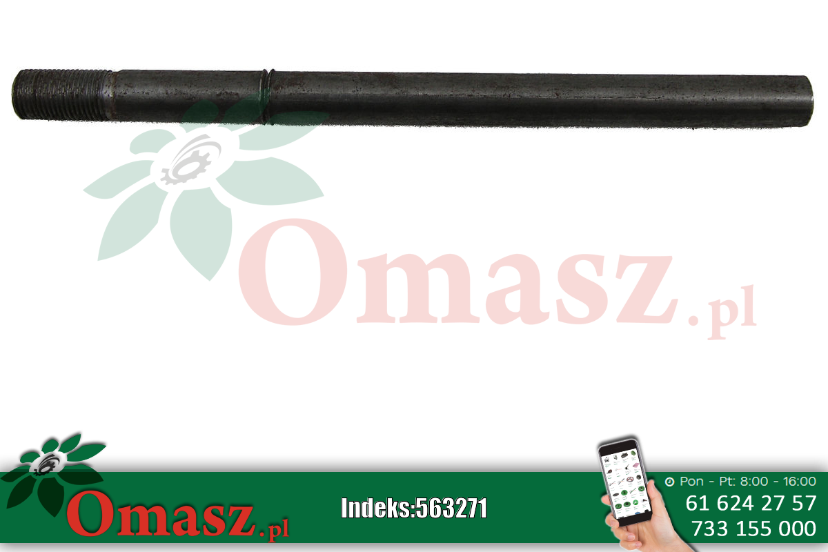 Palec bębna ślimaka nagarniacza 16*205 Claas 6037591