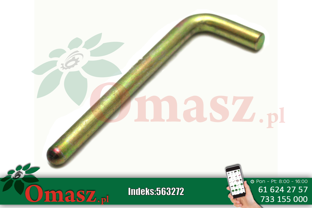 Palec wciągający ślimaka kombajn Claas 61043405