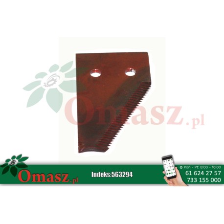 Nóż kosy połówka gruboryflowana Claas 61120402