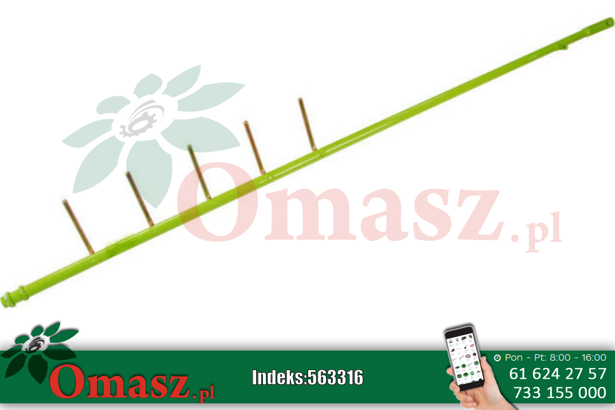 Rurka hedera 1725/2,60 Claas 610465