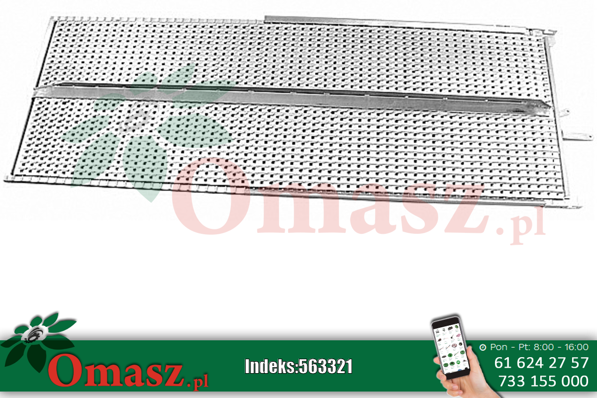 Sito żaluzjowe dolne Claas 600111 1010*1275