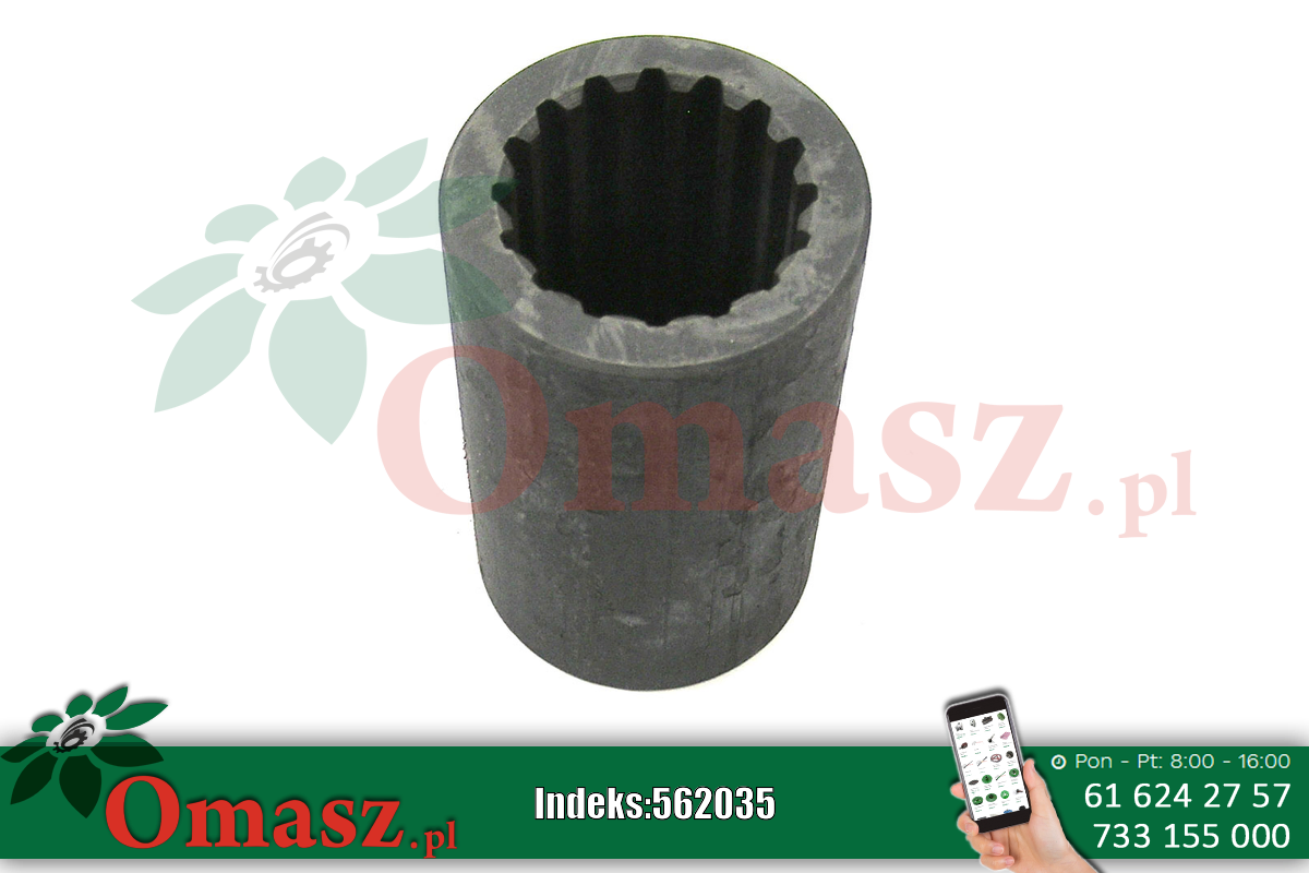 Tuleja sprzęgająca, złączka półosi Bizon Rekord 5058/74-003/0