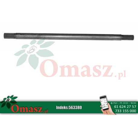 Półoś drobny frez 1021mm Claas Consul 712628.01