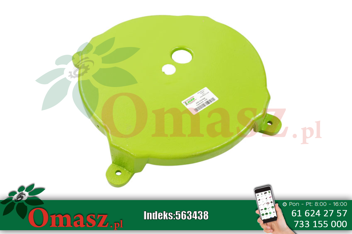 Talerz boczny ślimaka hederu Claas 610408