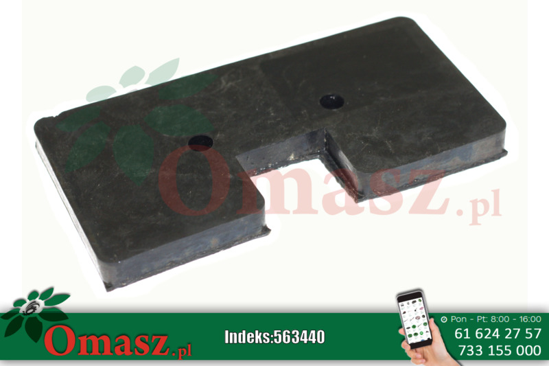 Łopatka gumowa podajnika Claas 672630
