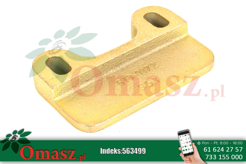Prowadnica, docisk kosy Claas 6130172