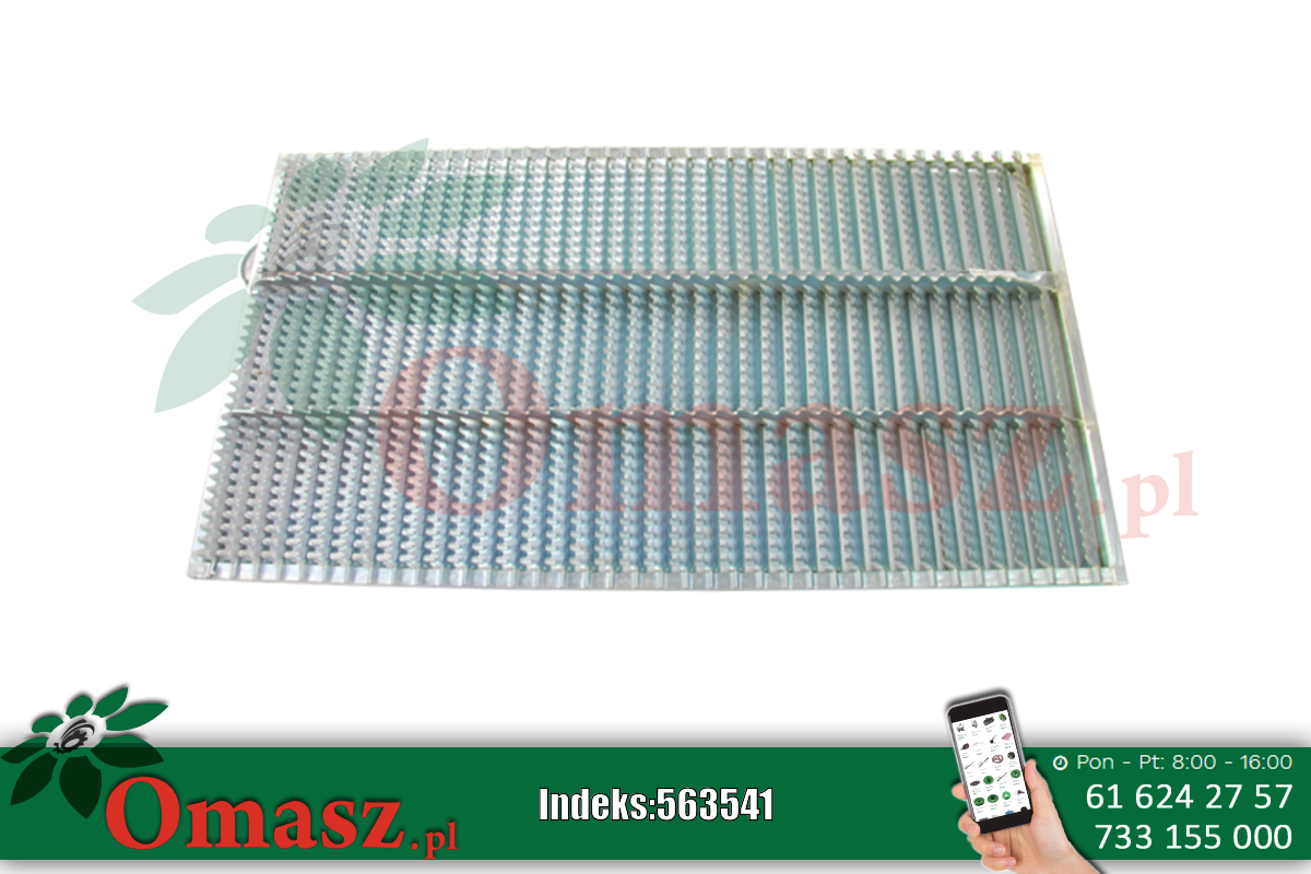 Sito żaluzjowe dolne Claas 673901 628mm x 1128mm