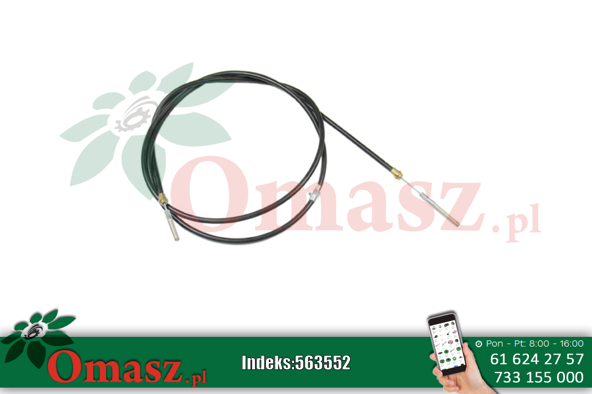 Linka regulacji obrotów motowideł długość 3150mm Claas 651037.01