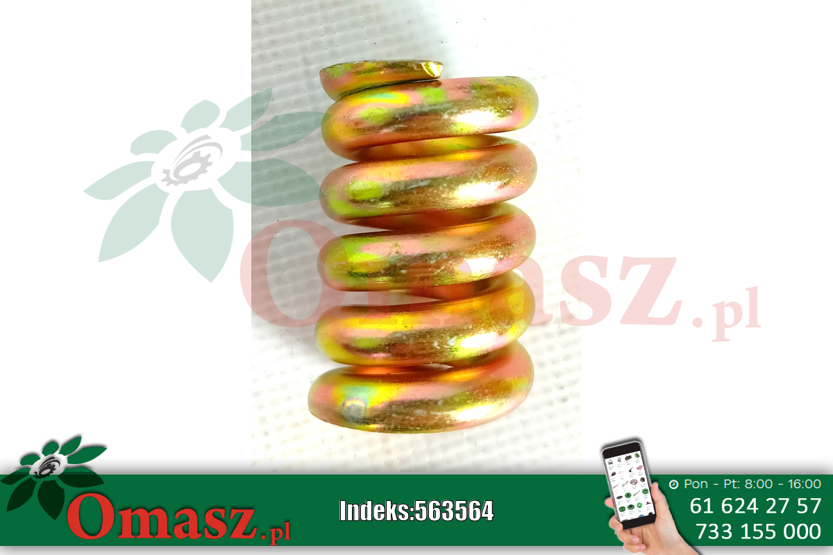 Sprężyna napinająca sprzęgła przeciążeniowego Claas 616195, 800444, 02-0124