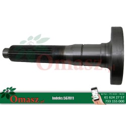 Wałek tarczy przeciążeniowej 270mm John Deere Z11409