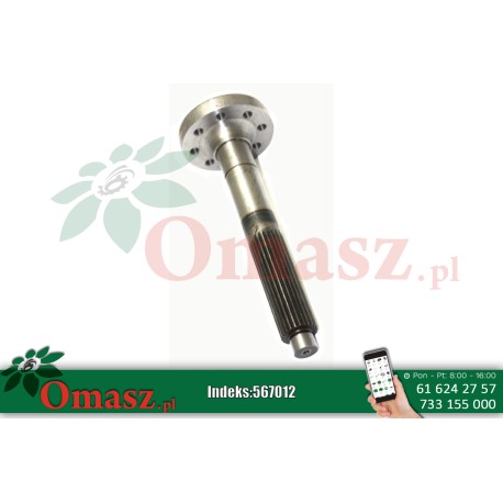 Wałek tarczy przeciażeniowej John Deere Z11746