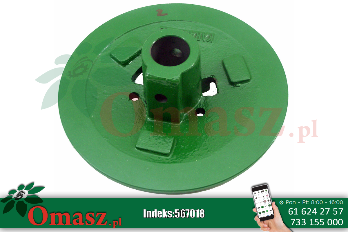 Połówka koła wariatora wialni John Deere Z10079