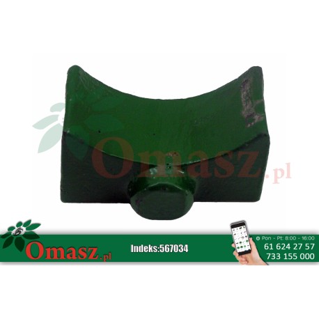 Obudowa mocowania hedera kombajn John Deere H10835